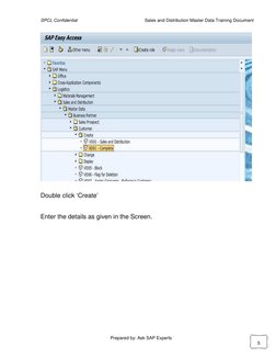 SAP SD Master Data Training Guide | PDF | Business Process | Logistics