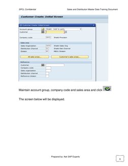SAP SD Master Data Training Guide | PDF | Business Process | Logistics