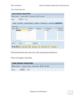 SAP SD Master Data Training Guide | PDF | Business Process | Logistics