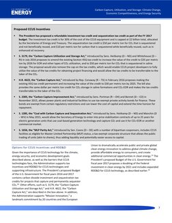 7 
 
Carbon Capture, Utilization, and Storage: Climate Change,  
Economic Competitiveness, and Energy Security 
Optio