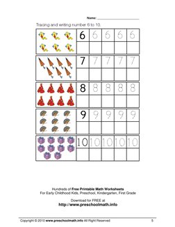 Copyright © 2010 www.preschoolmath.info All Right Reserved                                                          5 
 
Hun