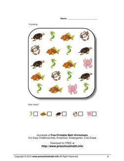 Copyright © 2010 www.preschoolmath.info All Right Reserved                                                          6 
 
Hun