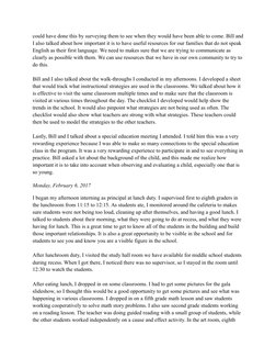 could have done this by surveying them to see when they would have been able to come. Bill and
I also talked about how import