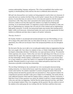 common understanding, language, and passion. This is best accomplished when teachers meet 
regularly in interdisciplinary tea