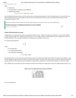 Sample Size for Process Validation | PDF | Confidence Interval ...