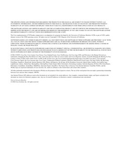 THE SPECIFICATIONS AND INFORMATION REGARDING THE PRODUCTS IN THIS MANUAL ARE SUBJECT TO CHANGE WITHOUT NOTICE. ALL 
STATEME