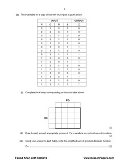 K-Map Practice Questions and Solutions | PDF | Mathematical Logic ...