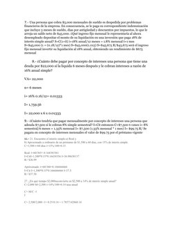 7.- Una persona que cobra $5,000 mensuales de sueldo es despedida por problemas 
financieros de la empresa. En consecuencia,