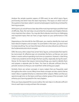 5
www.mcreelearningcenter.com/exam-prep/certified-emergency-nurce-cen-exam/ 
UTest Prep is the only CEN exam prep system that