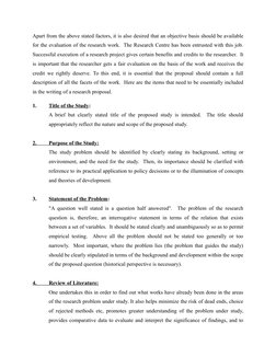 Apart from the above stated factors, it is also desired that an objective basis should be available
for the evaluation of the