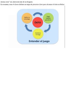 misma cesta” nos ahorrarán más de un disgusto.
En resumen, estas 4 claves definen un mapa de procesos claro para alcanzar el