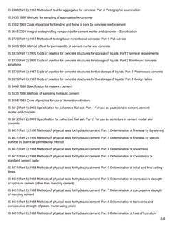Is Code 2365 IS Codes for Cement and Concrete | PDF | Concrete | Mortar (Masonry)