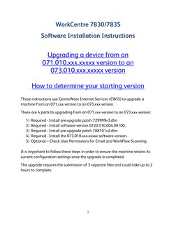 7835 Software Upgrade Instructions | PDF | User (Computing) | Tab (Gui)