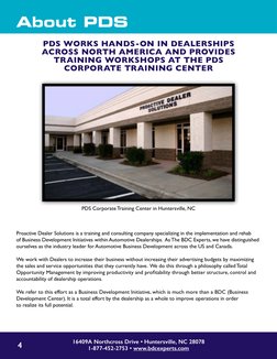 PDS Script Book
16409A Northcross Drive • Huntersville, NC 28078
1-877-452-2753 • www.bdcexperts.com
Copyright © 2015 PROACTI