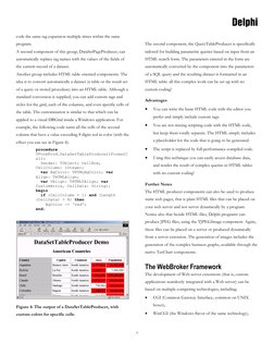 Delphi
7
code the same tag expansion multiple times within the same
program.
A second component of this group, DataSetPagePro