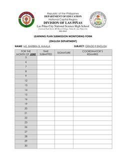 Republic of the Philippines 
DEPARTMENT OF EDUCATION 
National Capital Region 
DIVISION OF LAS PIÑAS 
Las Piñas City National