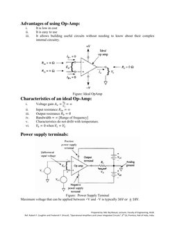 Prepared by: Md. Raj Masud, Lecturer, Faculty of Engineering, AIUB. 
Ref:  Robert  F.  Coughlin  and  Frederick  F.  Driscoll