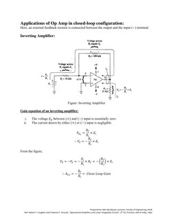 Prepared by: Md. Raj Masud, Lecturer, Faculty of Engineering, AIUB. 
Ref:  Robert  F.  Coughlin  and  Frederick  F.  Driscoll