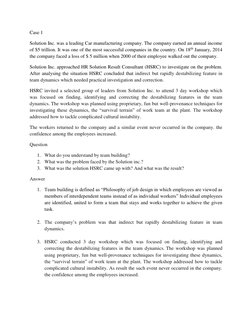 Performance Management Case Studies | PDF | Performance Appraisal ...
