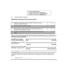 Sliding Scale Rbs Repetitive Behavior Scale - Revised (RBS-R) | PDF | Bathroom ...