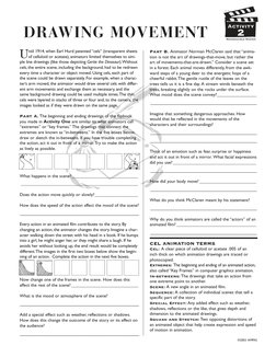 ©2003 AMPAS
DRAWING MOVEMENT
Activity
2
Reproducible Master
Part B. Animator Norman McClaren said that “anima-
tion is not th