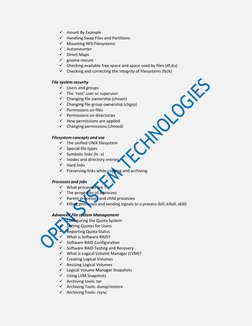  mount By Example  
 Handling Swap Files and Partitions  
 Mounting NFS Filesystems  
 Automounter  
 Direct Maps