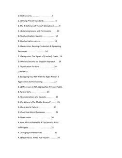 1.9 IoT Security . . . . . . . . . . . . . . . . . . . 7 
1.10 Using Proven Standards . . . . . . . . . . . 8 
2. The 4 Defen