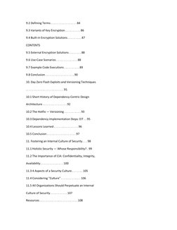9.2 Defining Terms . . . . . . . . . . . . . . . . . 84 
9.3 Variants of Key Encryption . . . . . . . . . . 86 
9.4 Built-in