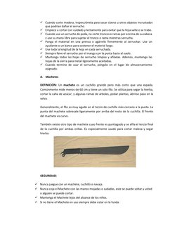    Cuando corte madera,  (http://es.wikipedia.org/wiki/Hierba)inspecciónela  (http://es.wiktionary.org/wiki/es:punta) (http: