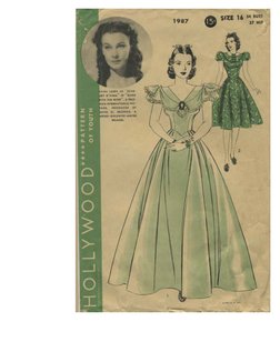Scarlett O'Hara "Gone With The Wind" Dress Pattern 1940 | PDF | Clothing Scarlett O'Hara "Gone With The Wind" Dress Pattern 1940 | PDF | Clothing