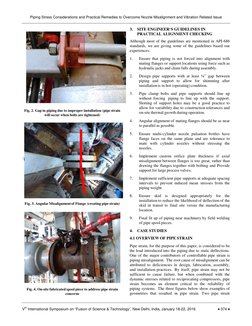 Piping Stress Considerations and Practical Remedies to Overcome Nozzle Misalignment and Vibration Related Issue 
Vth Internat