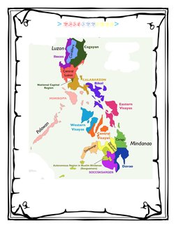Philippine Regions and Capitals Map | PDF | Philippines | Languages Of ...