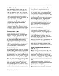 MES Explained: A High Level Vision
5
MESA International
From MES to Other Systems
As the core production execution system, ME