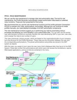 PFCG-ROLE MAINTENANCE  (https://wiki.scn.sap.com/wiki/display/profile/2007/10/12/PFCG-ROLE+MAINTENANCE)
 
PFCG - ROLE MAINTEN