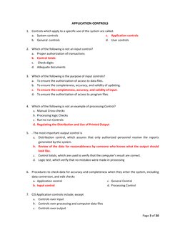 General and Application Controls in Auditing | PDF | Audit | Computer ...