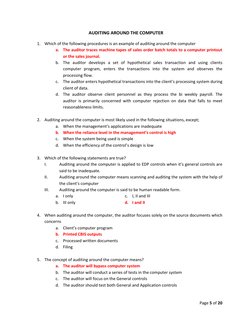 General and Application Controls in Auditing | PDF | Audit | Computer ...