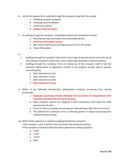 General and Application Controls in Auditing | PDF | Audit | Computer ...