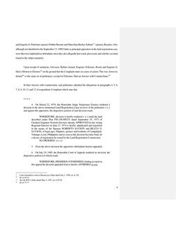 4 
 
and Eugenio Jr. Petitioner-spouses Pablito Basarte and Marcelina Basbas-Sabarte17 (spouses Basarte), who, 
although not