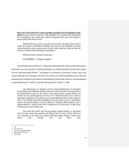 9 
 
this Court on the point above raised regarding amendment of the designation of the 
parties having in mind the objection
