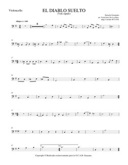 Copyright © Realizado exclusivamente para la O.C.A.B. Guayana  
Violoncello
Allegro q = 160

10

17
24

28

33
42
