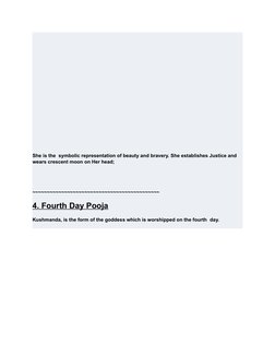 She is the  symbolic representation of beauty and bravery. She establishes Justice and 
wears crescent moon on Her head;
~~~~