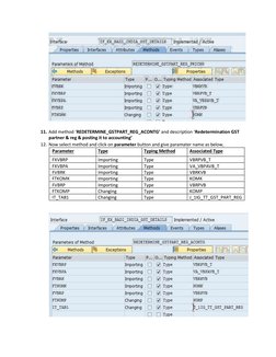 11. Add method ‘REDETERMINE_GSTPART_REG_ACONTG’ and description ‘Redetermination GS