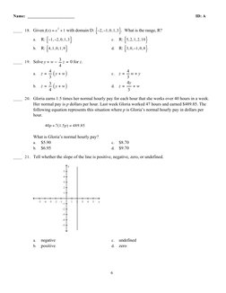 Algebra 1 EOC Practice Test #1 | PDF | Teaching Methods & Materials