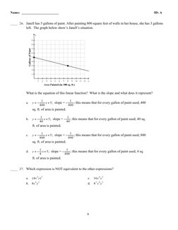 Algebra 1 EOC Practice Test #1 | PDF | Teaching Methods & Materials