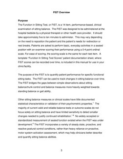 FIST Training Manual v1-5 PDF | PDF | Balance (Ability) | Test (Assessment)