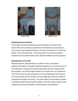FIST Training Manual v1-5 PDF | PDF | Balance (Ability) | Test (Assessment)