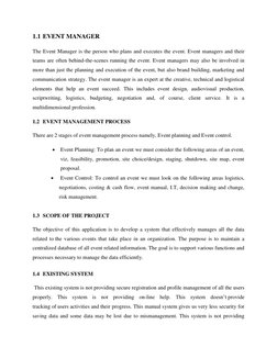 Event Management Progrma Report.pdf Event Management Project Report | PDF | Php | Unit Testing