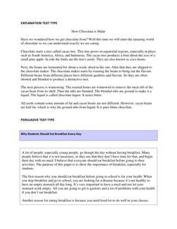 Grade 7 Text Types Lesson Plan | PDF | Rain | Narrative
