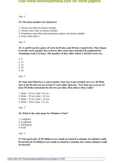 General Aptitude Test Questions PDF | PDF | Train | Speed