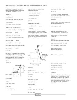 Time Rates Solved Problems in Time Rates Calculus | PDF | Entertainment (General ...